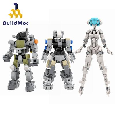 Buildmoc Mech Námořní oblek Roboti Meche Dívky Figurky Nápady MOC Stavební bloky Sady Hračky pro Děti Dětské Dárky Hračka Kostky