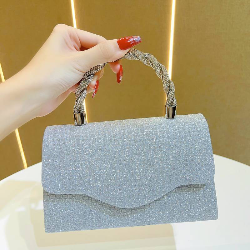 Plastic Evening Clutch With Sequins For Womens Formal Events