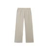 Anta Comfortable Versatile High-Waisted Solid Color Simple Straight Casual Pants Women bottoms Green 162527308-2