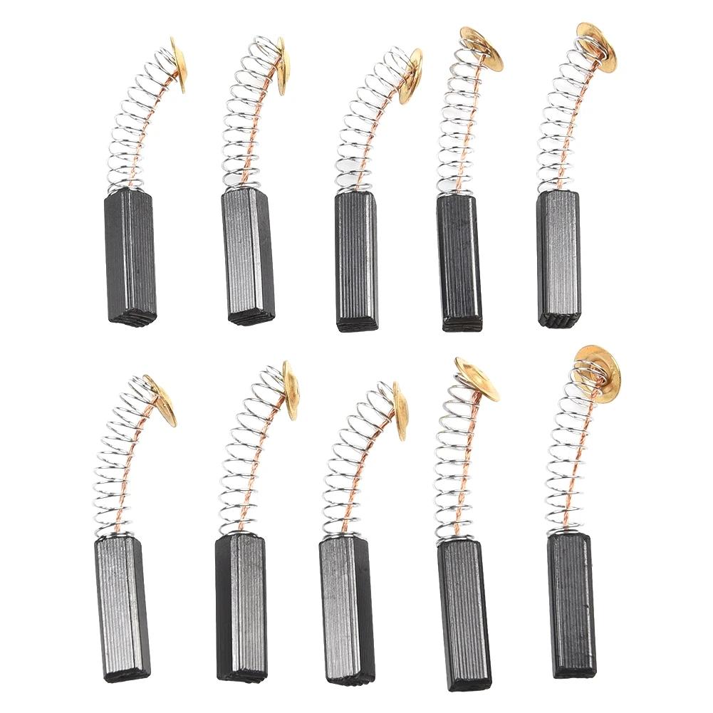 

10pcs/set 6x6x20mm Carbon Brush Engine Coal Brushes Replacement Parts For Drill Power Tools Accessories