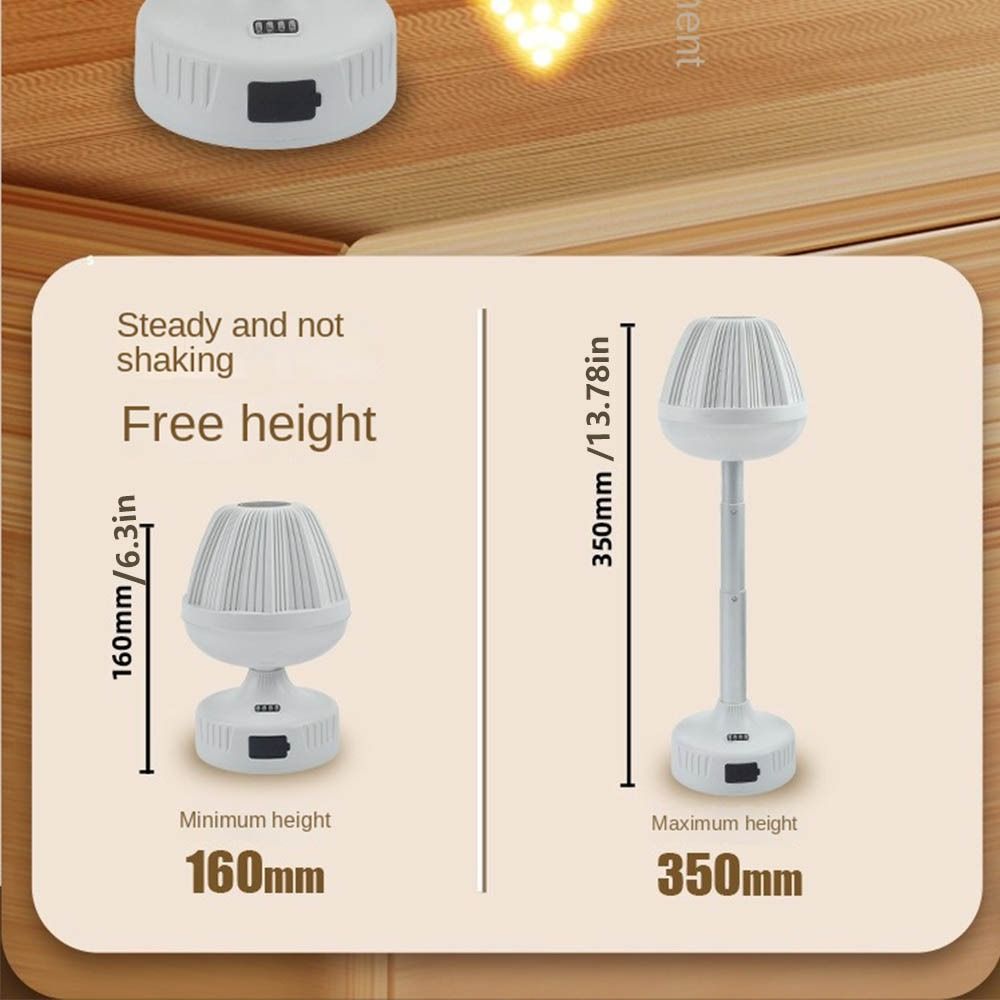 Adjustable Touch Night Light Tri Color Table Lamp Simple Telescopic Reading Desk Lamp  Student