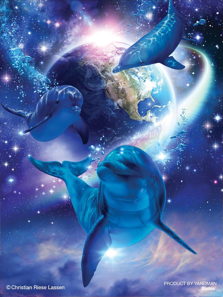 YANOMAN 150 Piece Petit Paris Clear Jigsaw Puzzle LASSEN The Gift of the Universe No Glue Required No Frame Required Mini Easel Included Piece Request