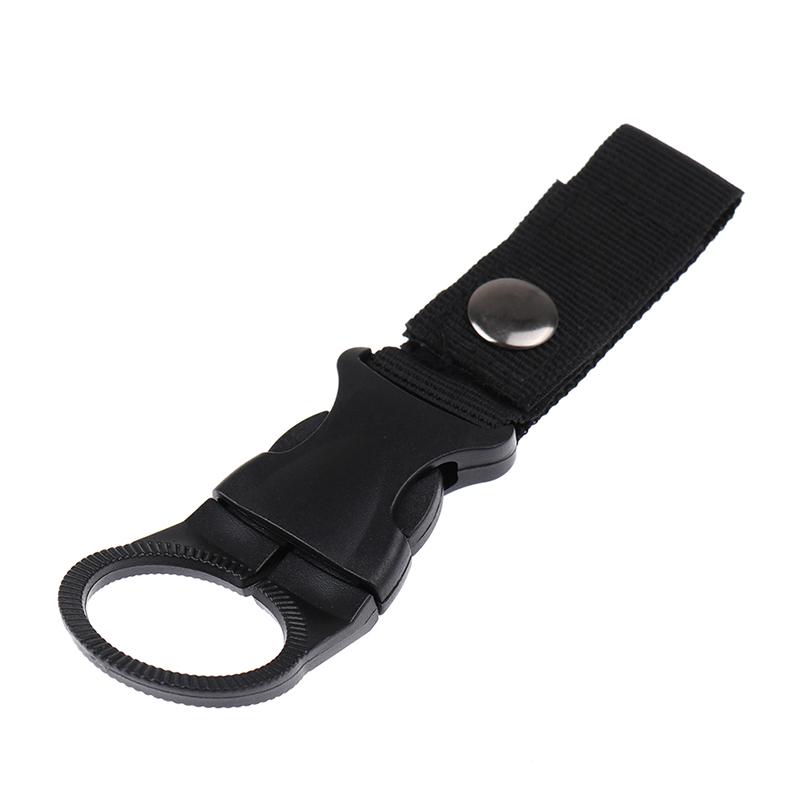 Nylon Webbing Water Bottle Carabiner Belt Outdoor Buckle Hook Holder Tool Clip