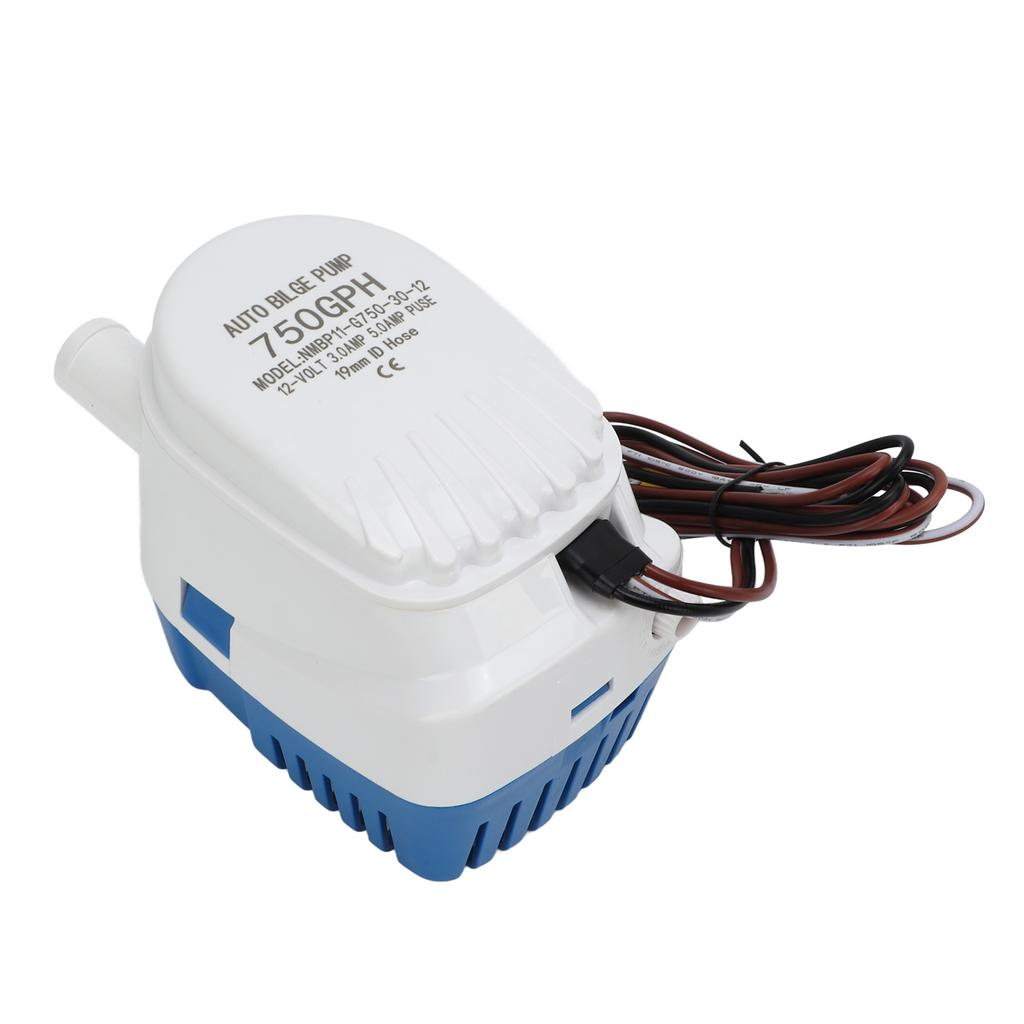 Blige Water Pump Automatic Submersible 750GPH 12V Good Sealing High Efficiency for Boat Caravan RV