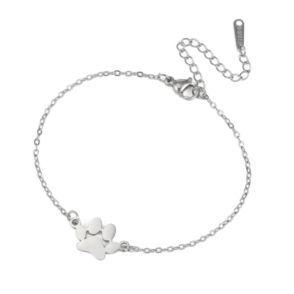 Pet Cat Dog Hip Hop Couple Bracelets Unisex Jewelry Valentine's Day Gift Accessories