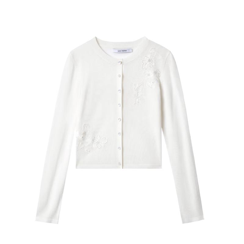 Langzi Lantingxu New Chinese Style Knit Cardigan M