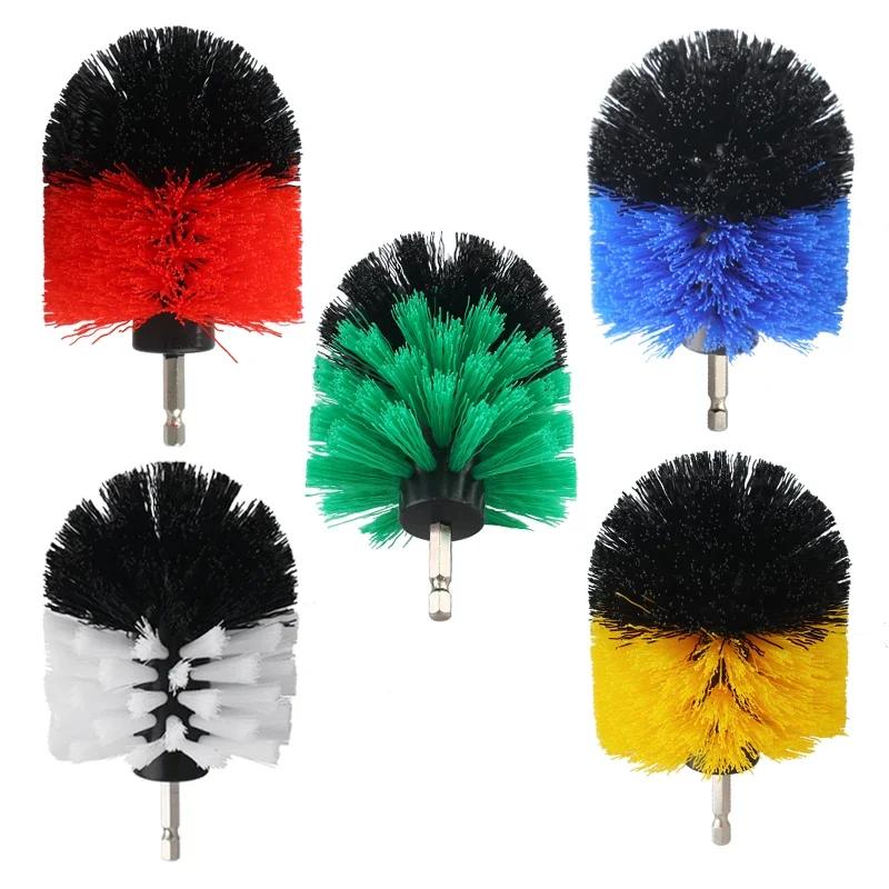 3.5 Inch Bicycle Motorcycle Car Cleaning Drill Brush Stain Polisher Power Scrubber Bathroom Cleaning Tools Lavatory Accessories