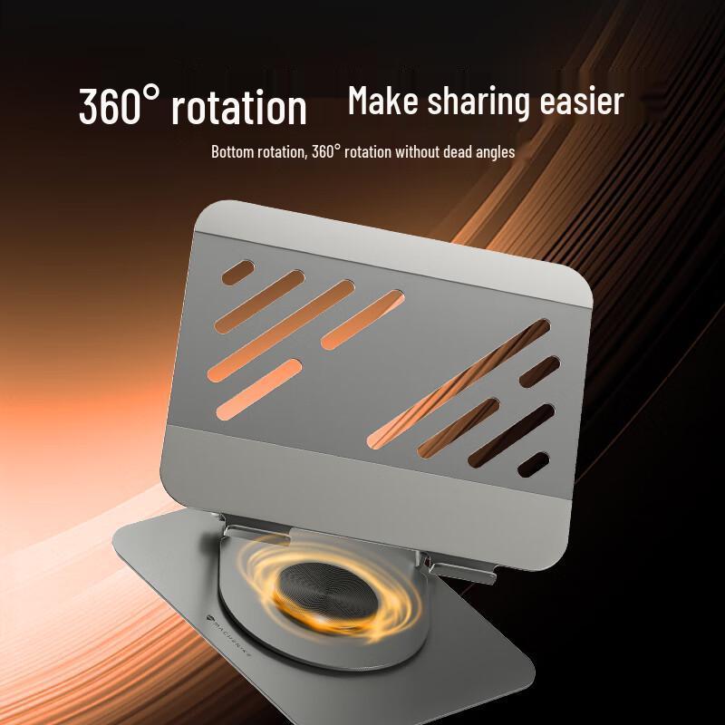 MACHENIKE R3 Series 360° Rotating Laptop Stand with Cooling