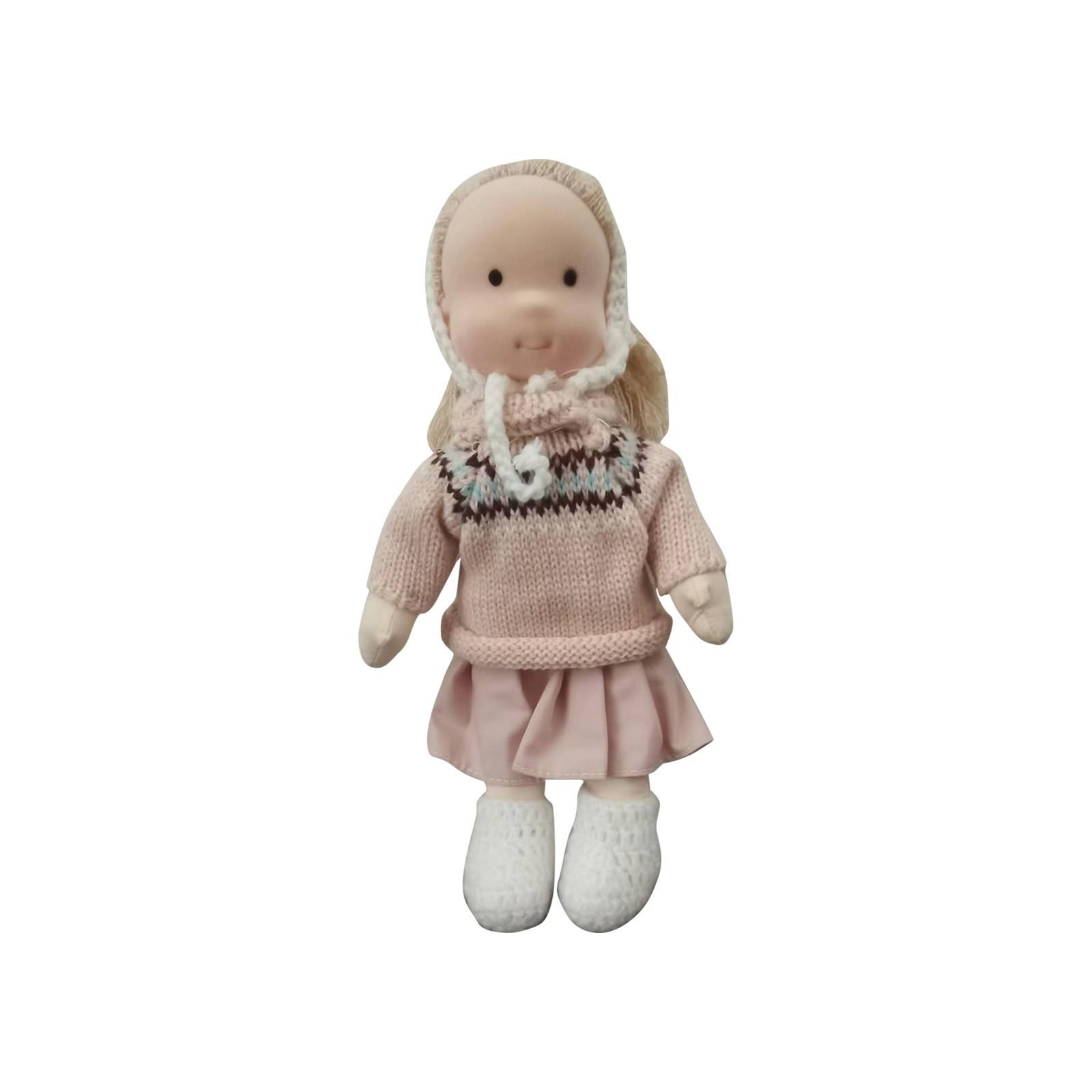 

Мягкая игрушка кукла, тряпичная кукла для малышей, подходит для девочек, подарок на день рождения, рождественский подарок на плюшевую игрушку One Size чёрный