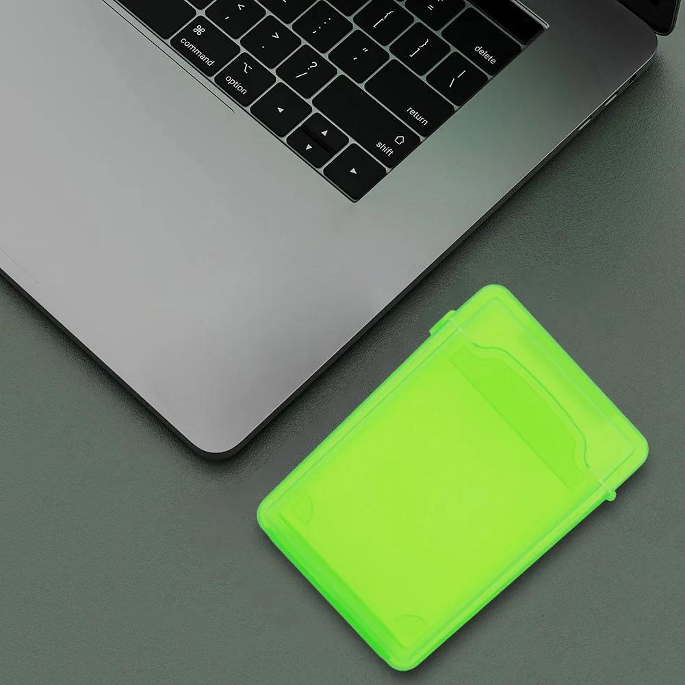 3.5 inch Dust Proof Plastic IDE SATA HDD Hard Drive Disk Multicolor Storage Case External Hard Drive Disk Plastic Storage Box