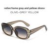 Stylish Frame Square Sunglasses With Uv400 Protection For Fashionable Travel And Outdoor Activities