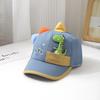 Nuovo Cappellino da Bambino Cartone Animato Dinosauri Estate Autunno Cotone Morbido Bambini Ragazzi Ragazze Cappellino da Baseball Estivo all'Aperto Cappelli da Sole per Neonate