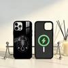 Edgy Dark Gothic Scorpion Phone Case For iPhone17,16,15,14,13,12,11 Plus,Pro Max Magnetic For Magsafe Wireless Charging