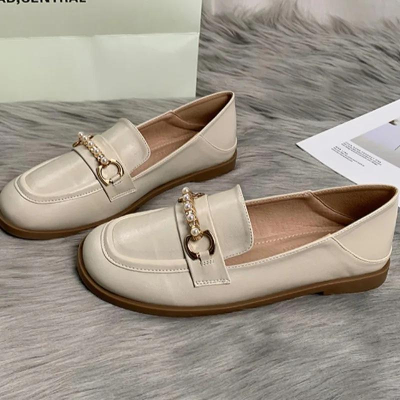 Fashion Office Women's Flat Shoes Loafers Round Toe Slip-on Quick Delivery Casual Luxury Brand Summer 2025 Young Lastest Ladies Footwear