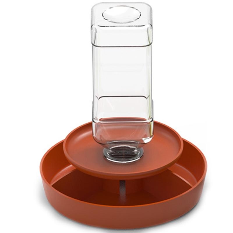 Multi Tiered Automatic Reptiles Water Dispenser Multifunctional Design Transparent Tanks Quiet Pump for Small Turtles S