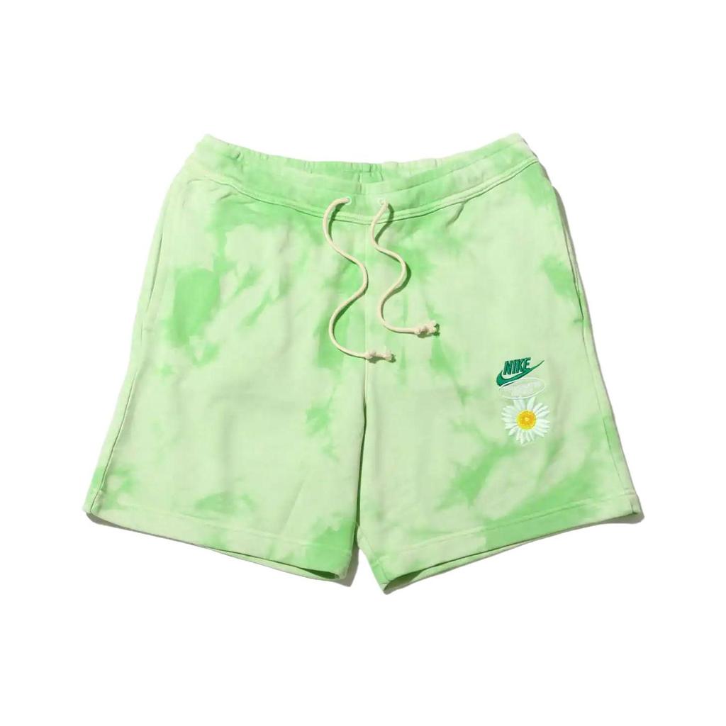 Nike French Terry Solid Logo Embroidered Shorts Men Bottoms Light-Green DM5017-332