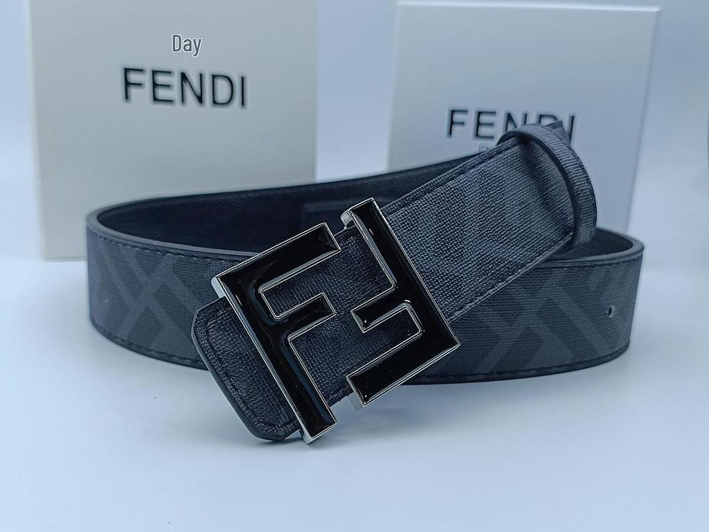 Men's Reversible Luxury Letter Belt, 3.8CM Wide - Classic, Casual, Versatile, Trendy & Business-Ready.
