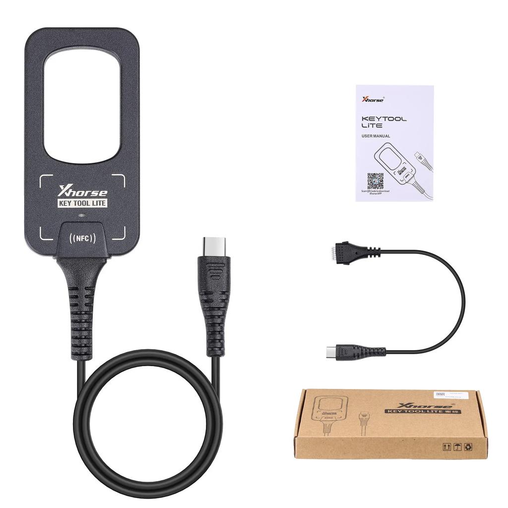 Xhorse VVDI BEE Key Tool Lite Frequency Detection Transponder Clone XKB501EN Wire Key Android Super Chip 4D4C Key Programmer