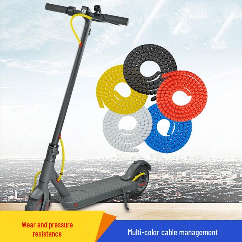 Electric Scooter & Motorcycle Cable Management Tube - Wire Insulation & Brake Cable Accessory