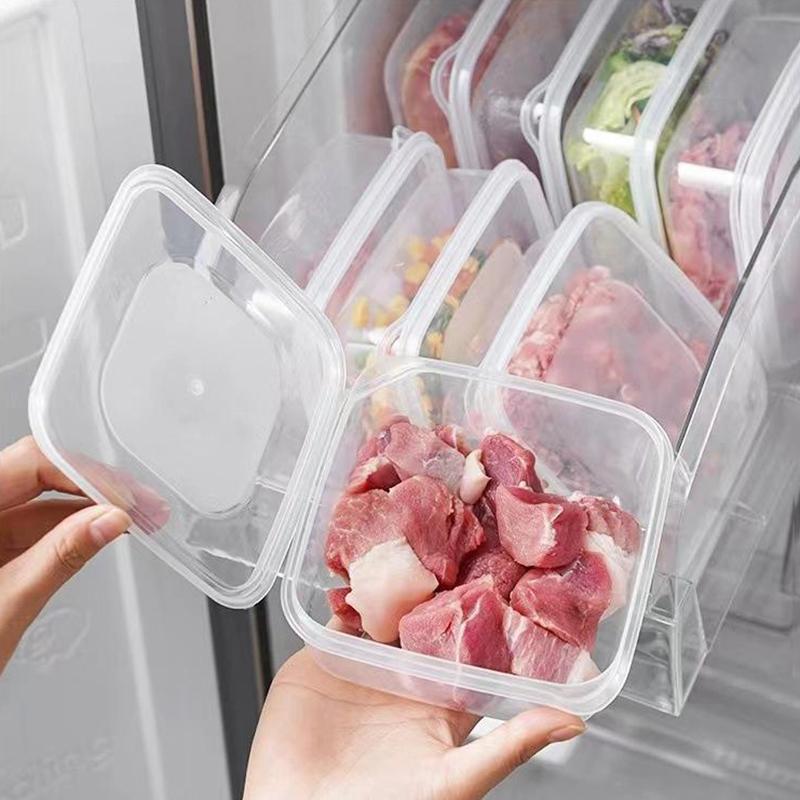 Boîte de conservation en plastique scellée Boîte de rangement pour réfrigérateur Boîte de rangement spéciale pour aliments réfrigérés et scellés pour fours à micro-ondes
