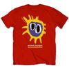 Hot 1984 British Acid Rock Primal Scream Band American Casual Red ShortSleeved TShirt