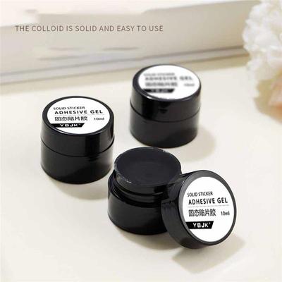 Solid Nail Patch Glue UV LED Curable Adhesive for Full-Cover Press On Nails Long-Lasting DIY Nail Art Extension Strengthening Tool