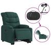 Vidaxl Lift Recliner Massage Chair, Electric, Reclining, Green