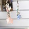  Star Shell Small Fish Keychain Phone Camera Lanyard Cartoon Lovely Beaded Keychain Exquisite Backpack Decoration Gifts