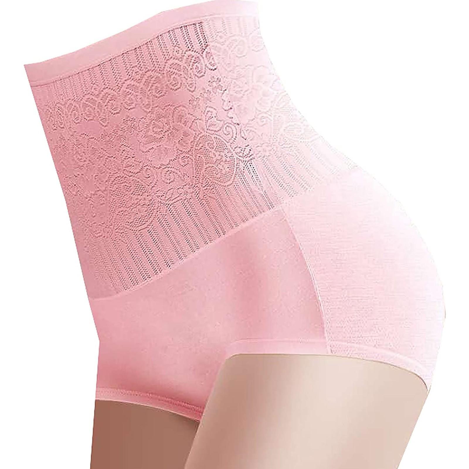 Женские однотонные трусы для коррекции фигуры на животе и бедрах с высокой талией — фото 4