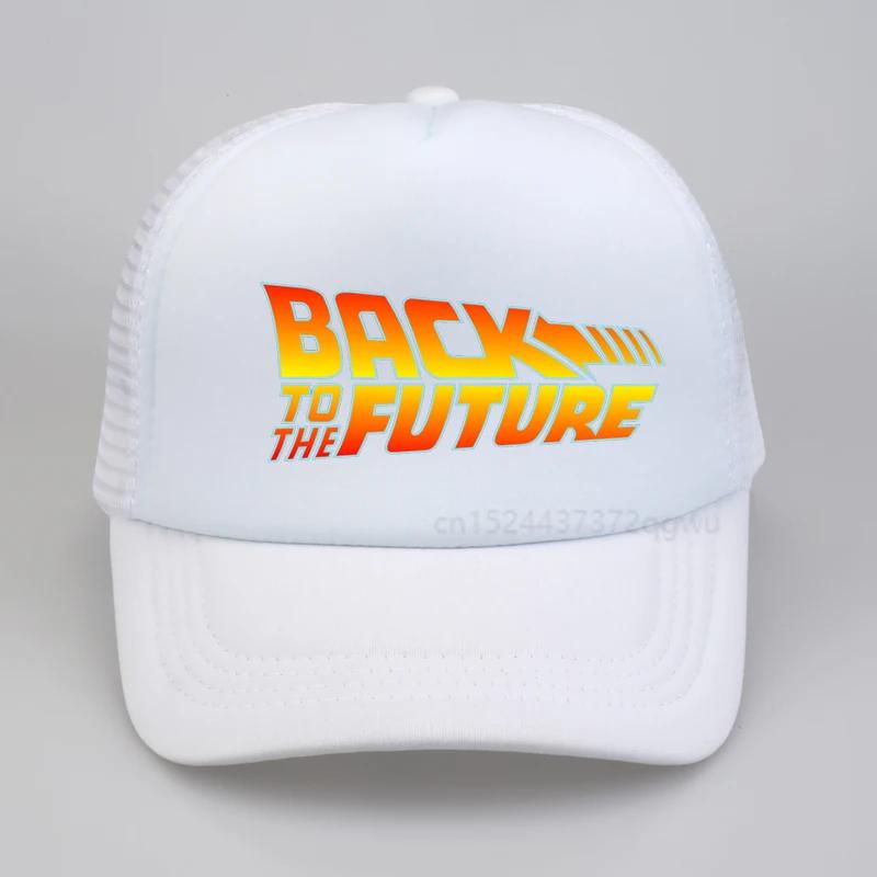 Back To The Future baseball cap Summer Cool Mesh Breathable trucker caps Unisex adjustable snapback hats bone
