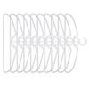 AntiSlip Clothes Hangers Short Neck Pack of 10 Efficient Closet Organization