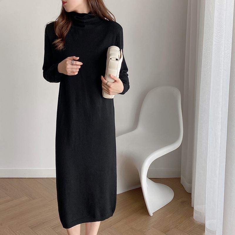 Hirsionsan Elegante Primavera Otoño Bodycon Suéter Vestido Mujer Suave  Manga Larga Solid Knit Vestido Femenino 2021 Nueva Ropa comprar a buen  precio — entrega gratuita, reseñas reales con fotos — Joom