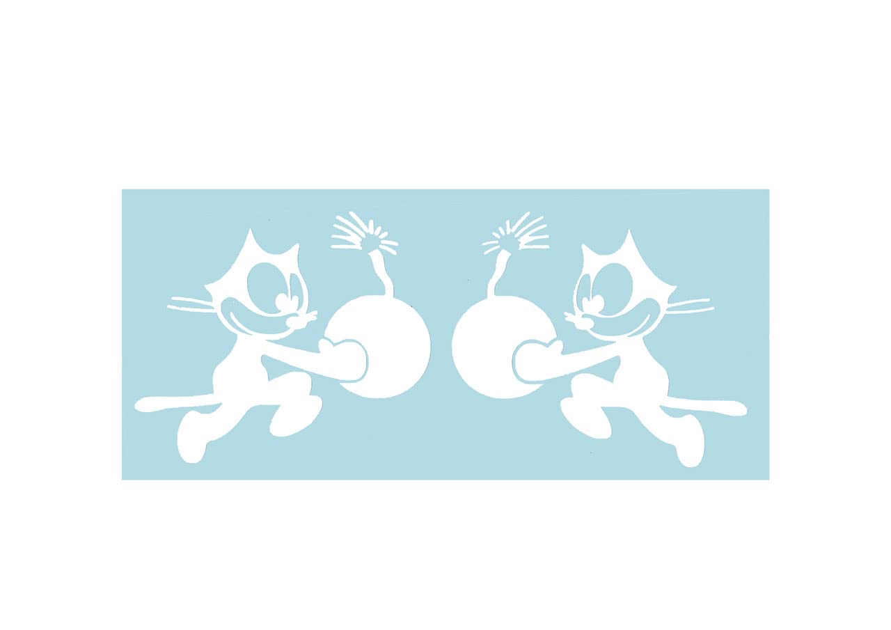 

Набор режущих наклеек VF31 Белый Левая и Правая TOMCATTER Navy белый