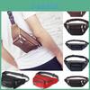 Borsello da vita impermeabile alla moda con tasche con cerniera multi-organizzate