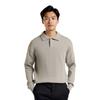 Fear of God Essentials Ss23 Knit Long Sleeve Polo Men Polo Shirts Seal-Gray FOG-SS23-042