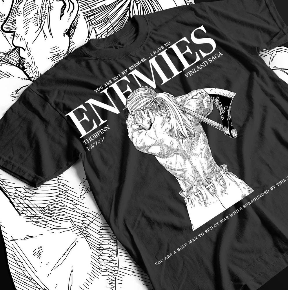 Vinland Saga Black T Shirt Unisex Style S