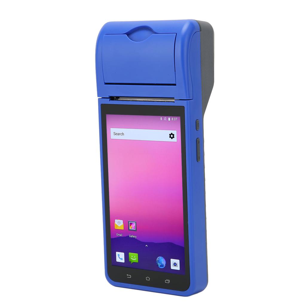 El Tipi POS Makinesi 1280 X 720 HD Ekran Termal Baskı Otomatik Odaklama Fiş Yazıcısı ABD Fişi
