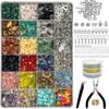 Kit de fabrication de bijoux artisanaux DIY Ensemble de fabrication de bracelets faits à la main Bracelet Collier Boucle d'oreille Bague
