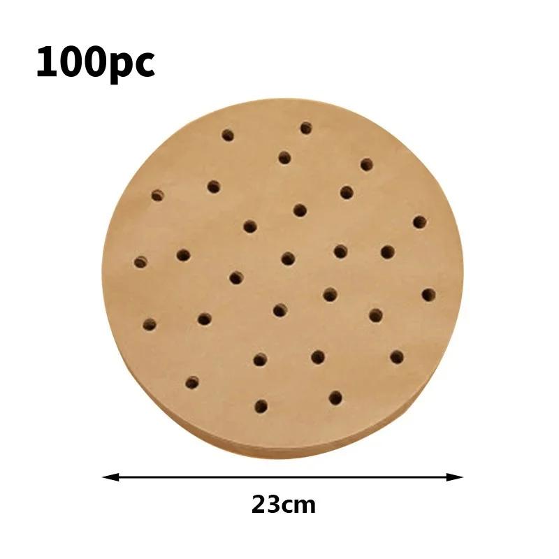 Air Fryer Parchment Paper Liners Non Stick Heat Resistant Round and Square Baking Paper for Air Fryers Steamers and Ovens