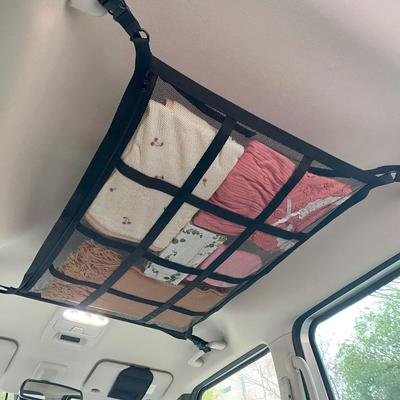 ASTRO Car Roof Net, Black, Ceiling Storage Net, Cargo Net,