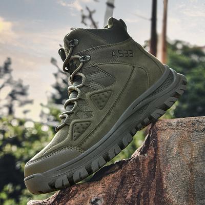 Boots Men's Large Combat Boots High Top Outdoor Field Boots Men's Mountaineering Boot Desert Boots Men's Boots
