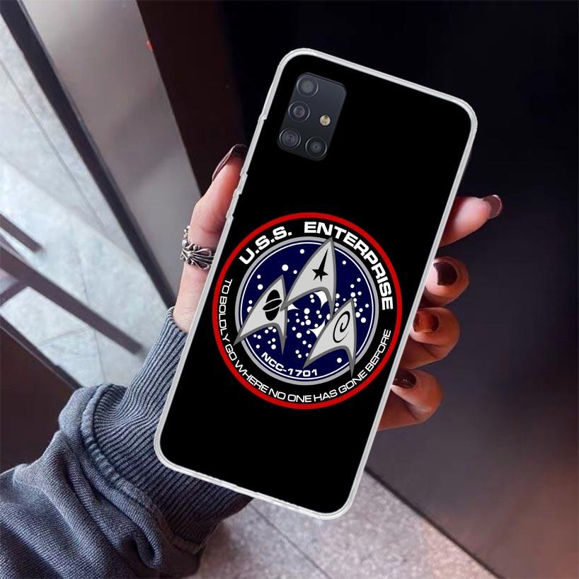 Star Movie T-Trek Phone Case For Samsung Galaxy A12 A52S A42 A32 A22 A51 A50 Note 20 Ultra 10 S10 Plus A71 A70 A31 A30 A10S Gala