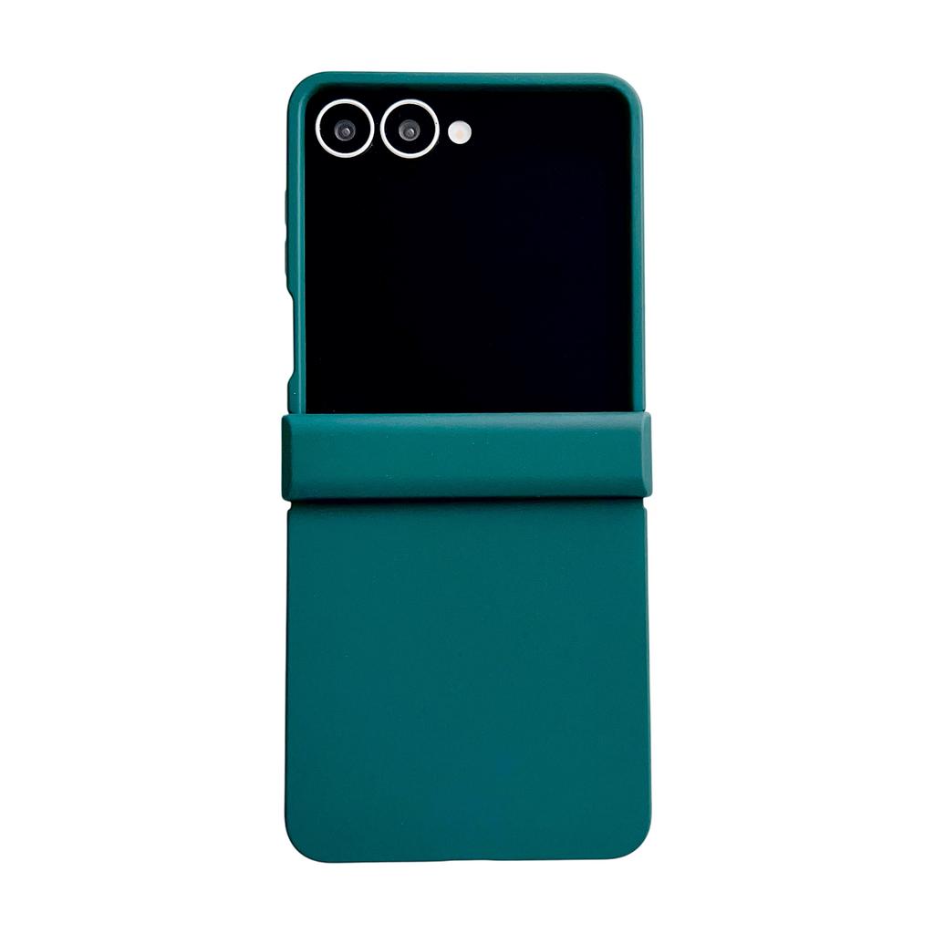 Luxus Helle Bonbonfarbe Faltbares Silikon Offizielle Hülle Für Samsung Galaxy Z Flip 7 6 5 4 3 Zflip7 Matt Stoßfest Hart PC Abdeckung