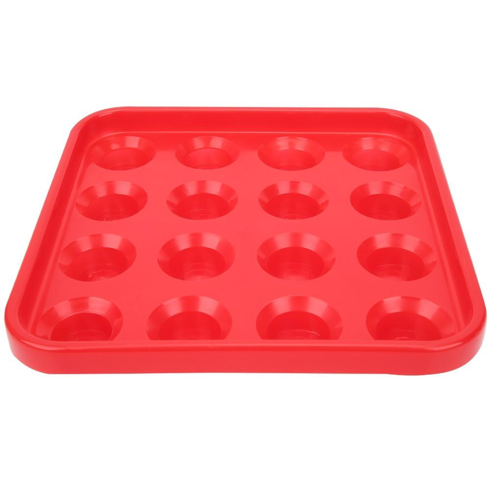 Square Billiard Ball Tray Plastic Billiard Storage Holder Portable Billiard Ball Plate  Home Play