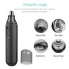 2in1 8000 Rpm Man Nostril Haircut Clipper Eyebrow Cutter Nasal Hair Removal Trimmer Battery Power Nose Ear Cleaner Razor Machine