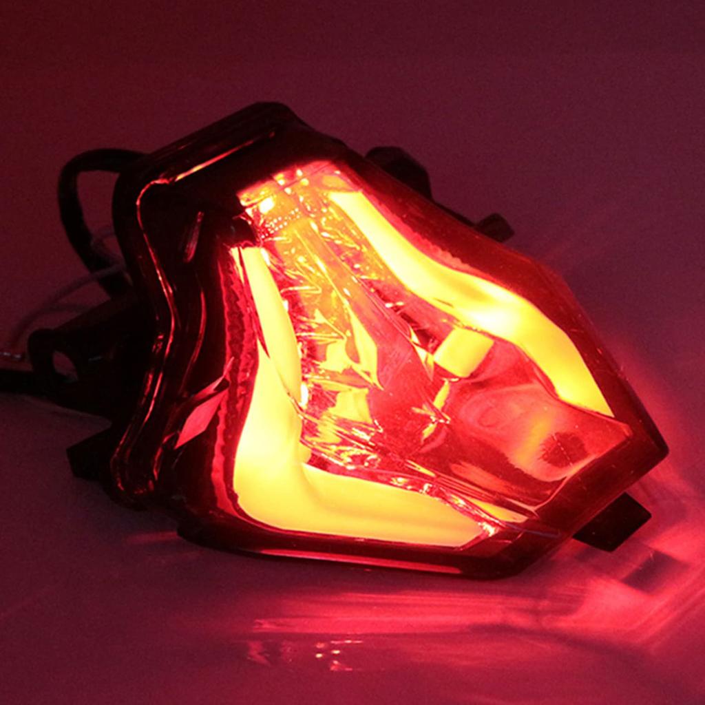 Yosoo Tail Lamp, Tail Brake Light, Bike Tail Lamp, Brake Light, Attention to Behind