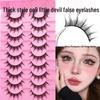 Fairy Little Devil 009 False Eyelashes - 10 Pairs Pack, Lively & Thick