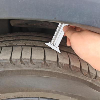 Tire Depth Gauge Ruler, Thread Gauge, Portable, Supplies Versatile, Compact Part, Caliper