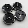 Heißer Autoaufkleber 4 Stück 60 mm Felgendeckel Radnabendeckel für Mercedes Benz A B C E S CLA CLS GLK ML GLA GLB GLC GLE Zubehör