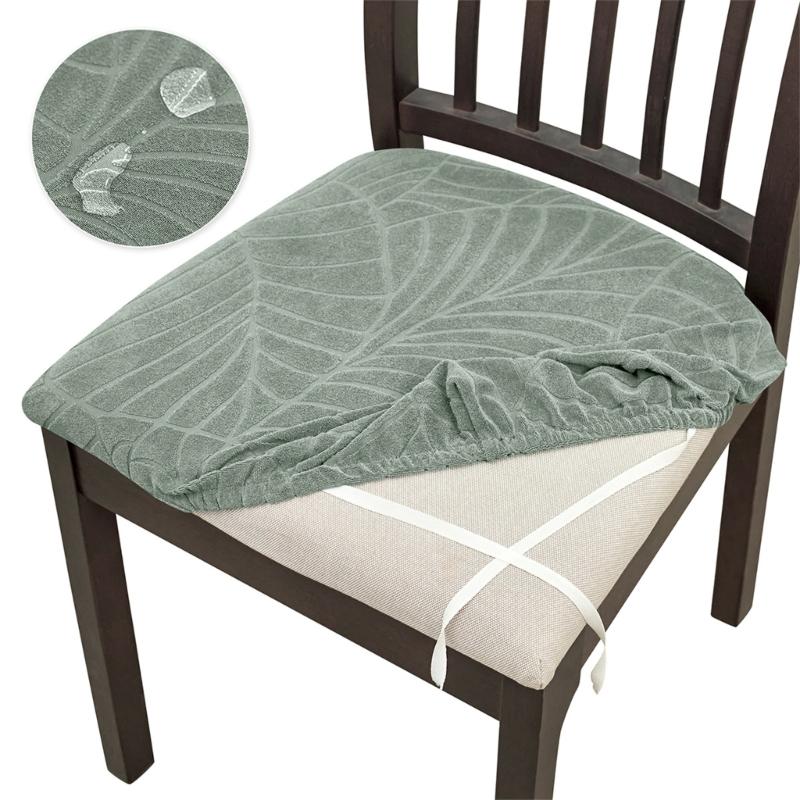 Stretchable Spill Proof Chair Slipcovers with High Elastics Polyester Fabric for Home Hotel Dining Room Furniture